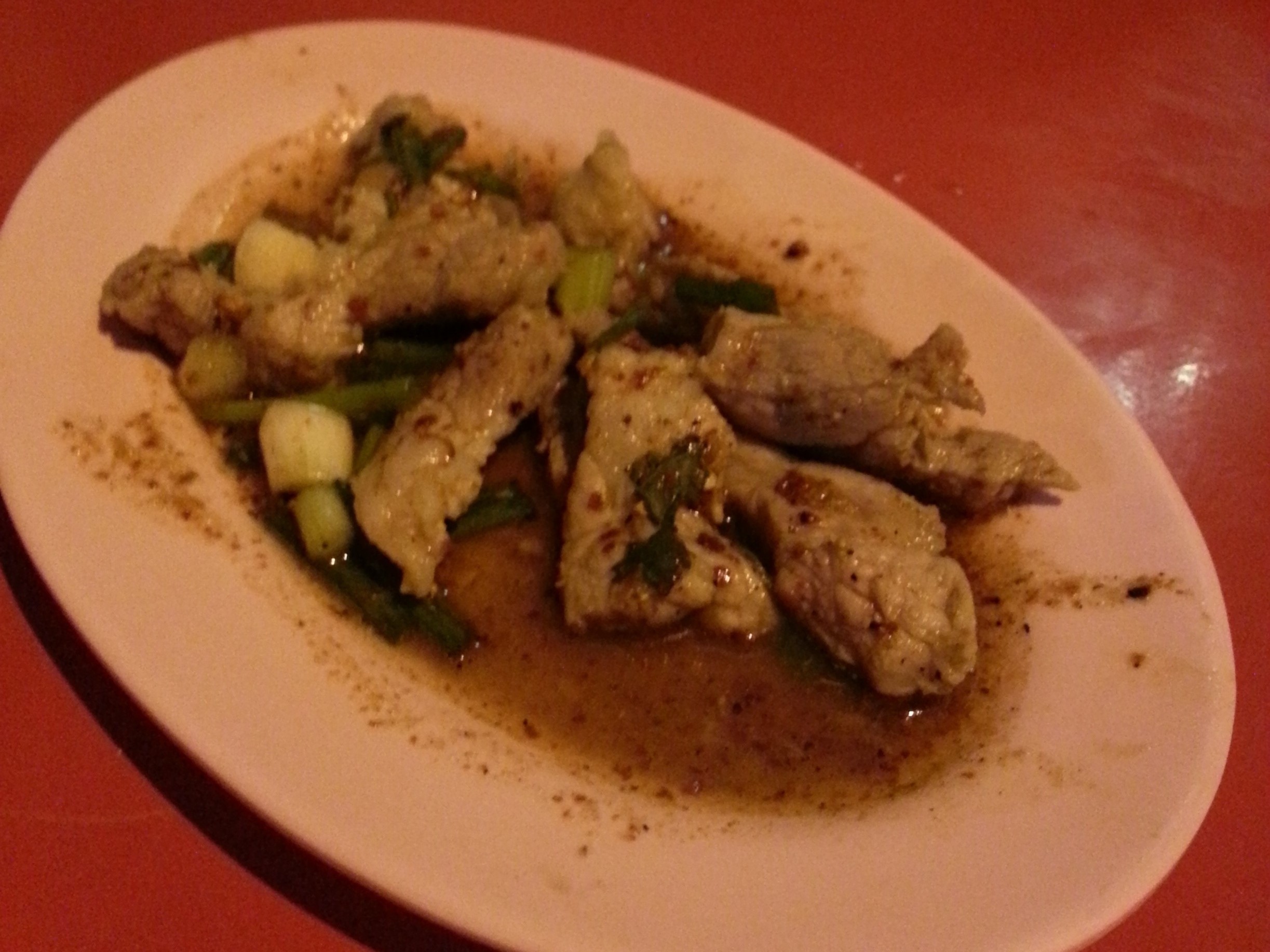 Bangkok street food - spicy pork 2