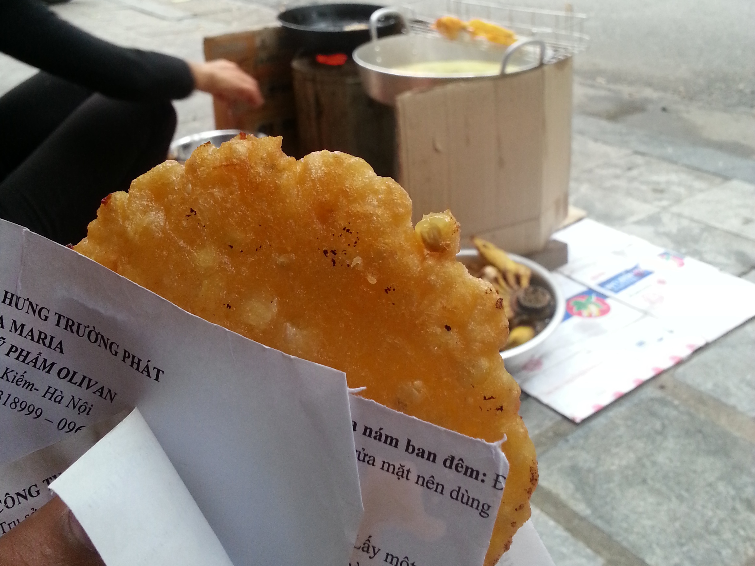 Hanoi - fried corn patty