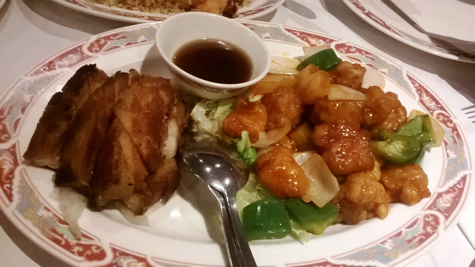 Tai Wu - pork belly and sweet and sour pork