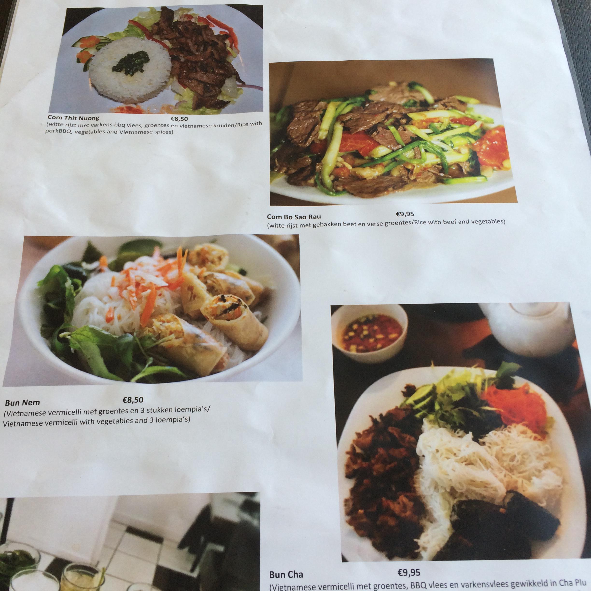 Pho Hanoi - menu 2
